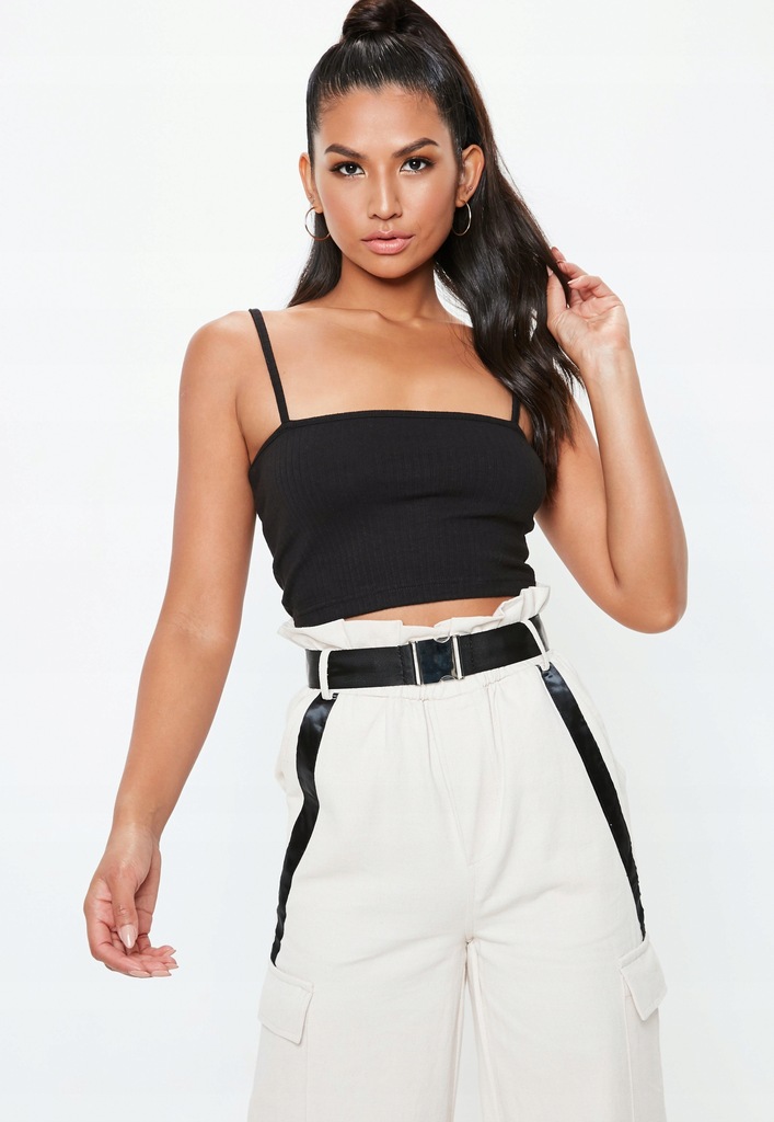 P0O054 MISSGUIDED__MK1 TOP RAMIĄCZKA PRĄŻKI__M