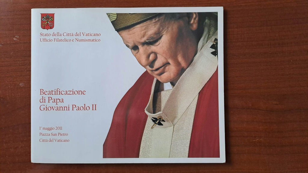 Watykan 2011 Papież wydanie wspólne Fi. 4370 FOLDER