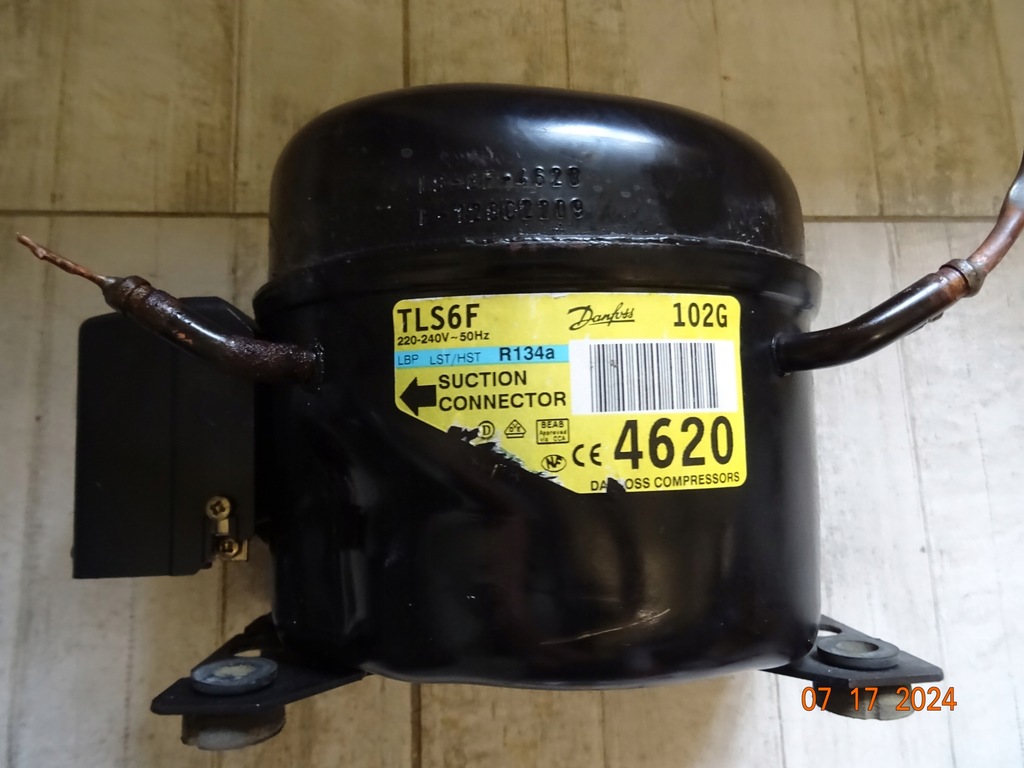SPRĘŻARKA KOMPRESOR DANFOSS TLS6F R134a