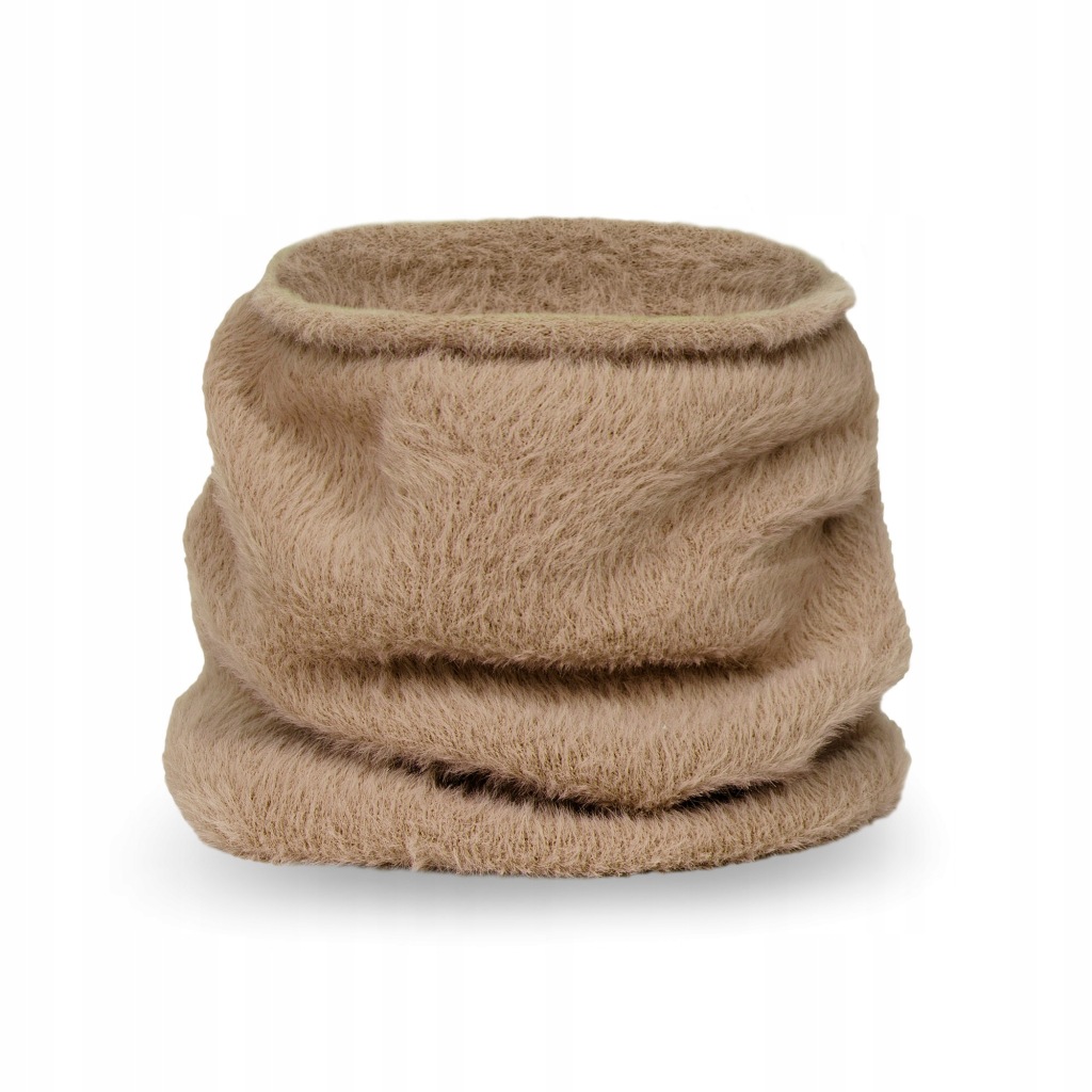 Komin Damski Ciepły Alpaka Zima z Pomponem Polska