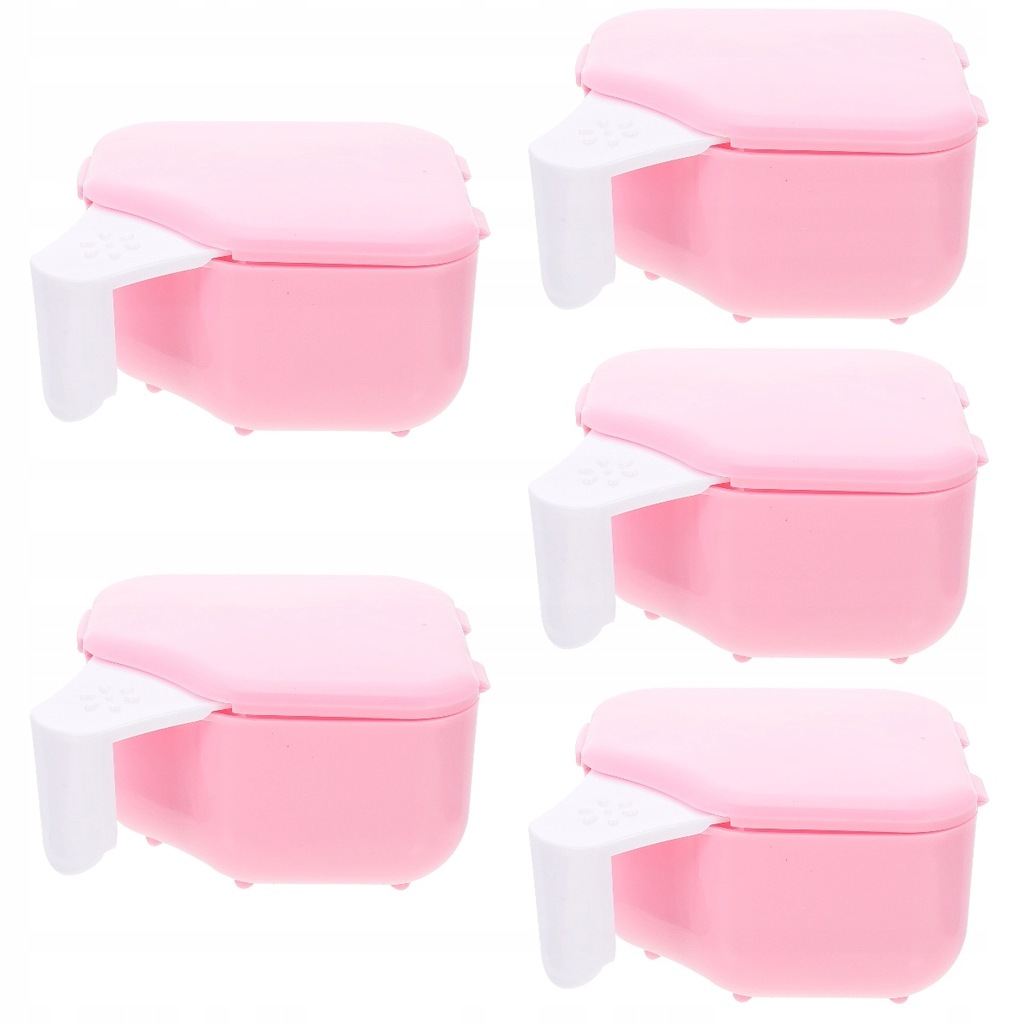 Denture Bath Case Box Orthodontics Holder 5 Pack