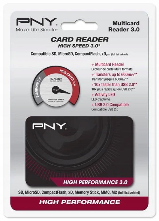 PNY High Performance Reader 3.0 czytnik kart USB 3