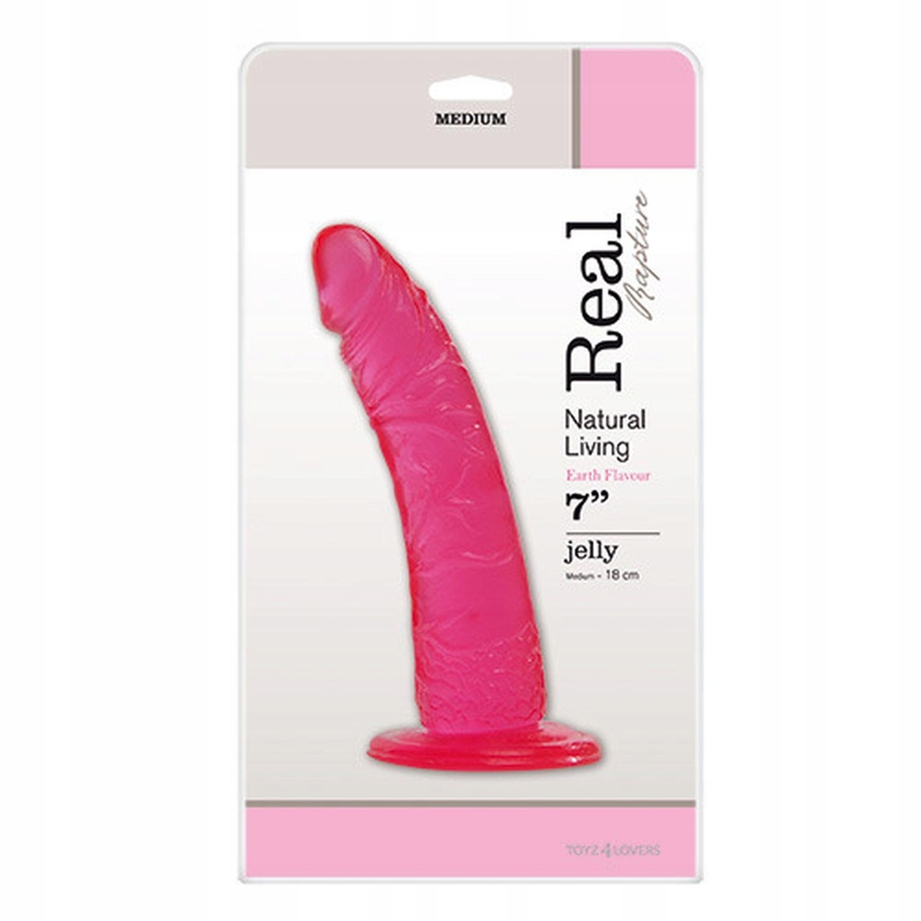 JELLY DILDO REAL RAPTURE PINK 7