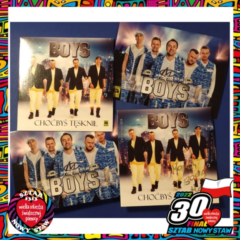 Boys -CD Choćbyś tęsknił +foto z autografem+ smycz