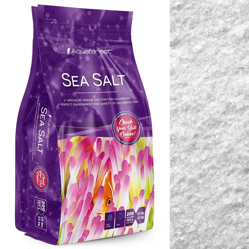 AQUAFOREST Sea Salt 25kg akwarystyczna sól morska