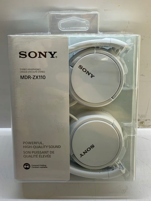 SŁUCHAWKI SONY MDR-ZX110 BIAŁE