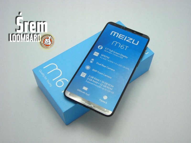 JAK NOWY MEIZU M6T 3GB/32GB, KOMPLET!