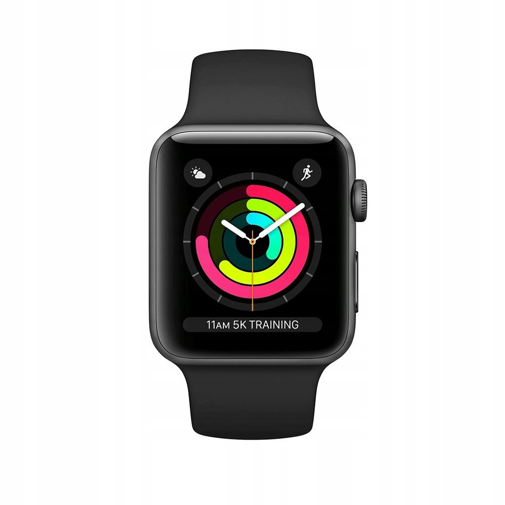 Apple Watch Series 3 GPS LTE 42mm Szary Sportowy - 9115027955 - oficjalne archiwum Allegro