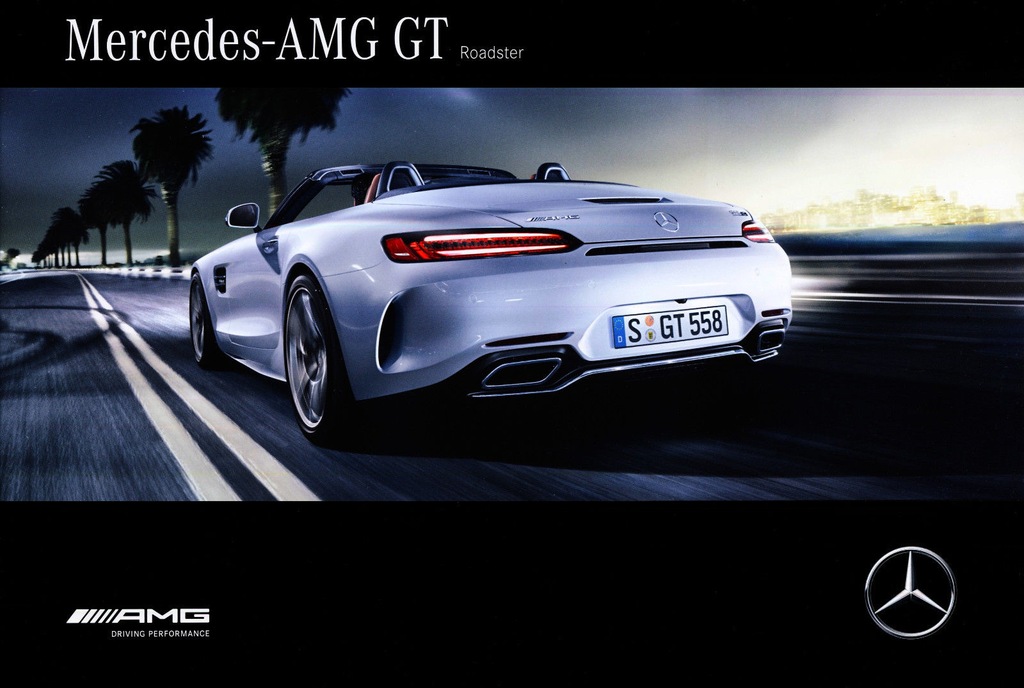 Mercedes AMG GT Roadster prospekt m 2017 polski