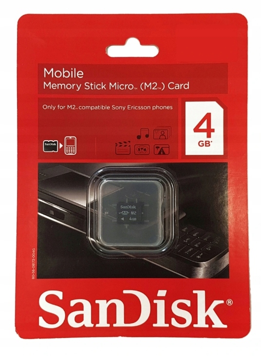 Sandisk Memory Stick Micro (M2) 4GB NOWA
