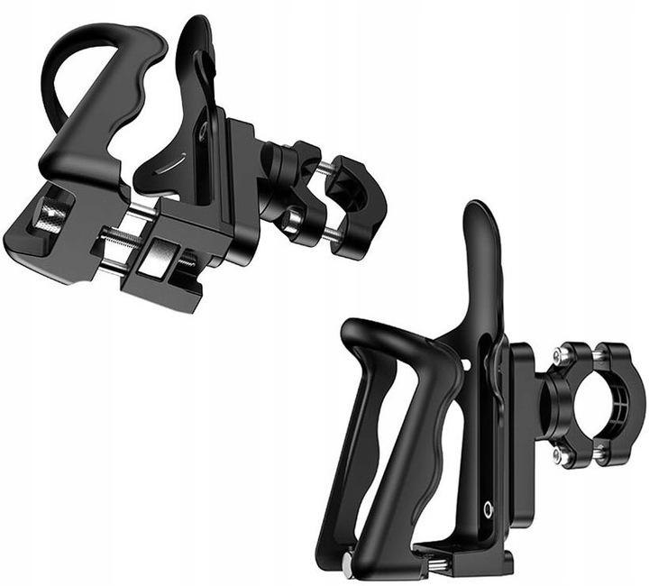 BIKETEC UCHWYT NA BIDON BUTELKĘ TERMOS DO MOTOCYKLA, SKUTERA I ROWERU -UBH1