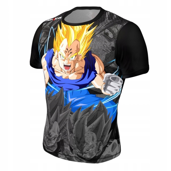 Dragon Ball Rashguard High Type Vegeta Sayian L 7573776589