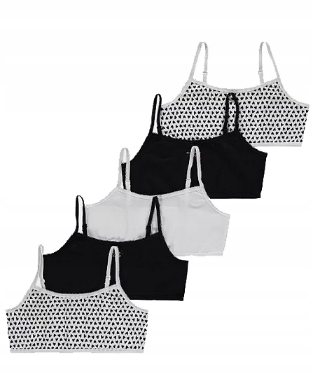 5-PACK STANIK-TOP BLACK HEART Georg 11-12L