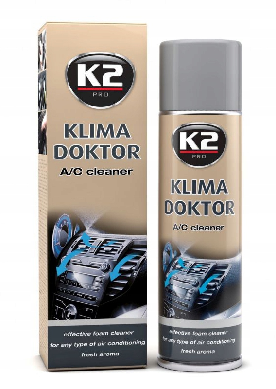 K2 KLIMA DOKTOR DO CZYSZCZENIA KLIMATYZACJI 500 ML