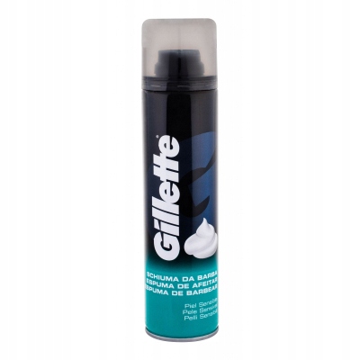 Gillette Shave Foam Sensitive 300 ml dla mężczyzn