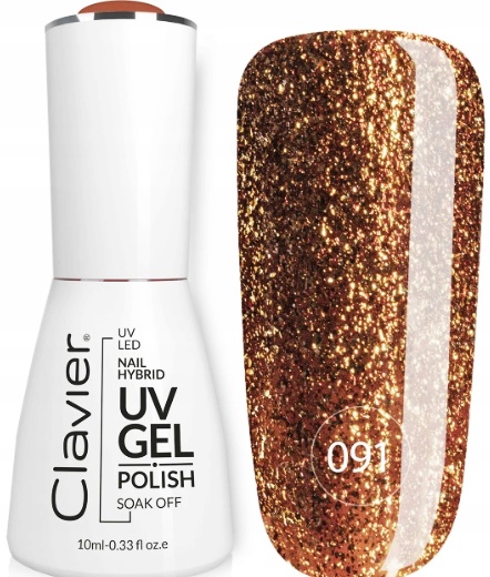 Lakier Hybrydowy Do Paznokci Clavier Luxury 10 ml 091