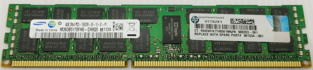 Pamięć RAM Samsung DDR3 4 GB 1333MHz CL9