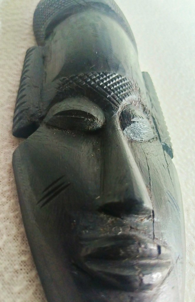drewniana Maska afrykanska afryka zach szaman DD88
