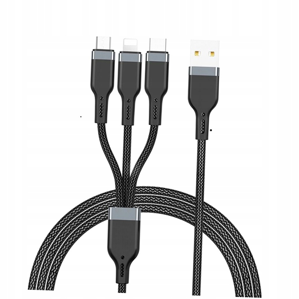 - Kabel USB serii Platinum USB A do USB C 3A 1,2m -