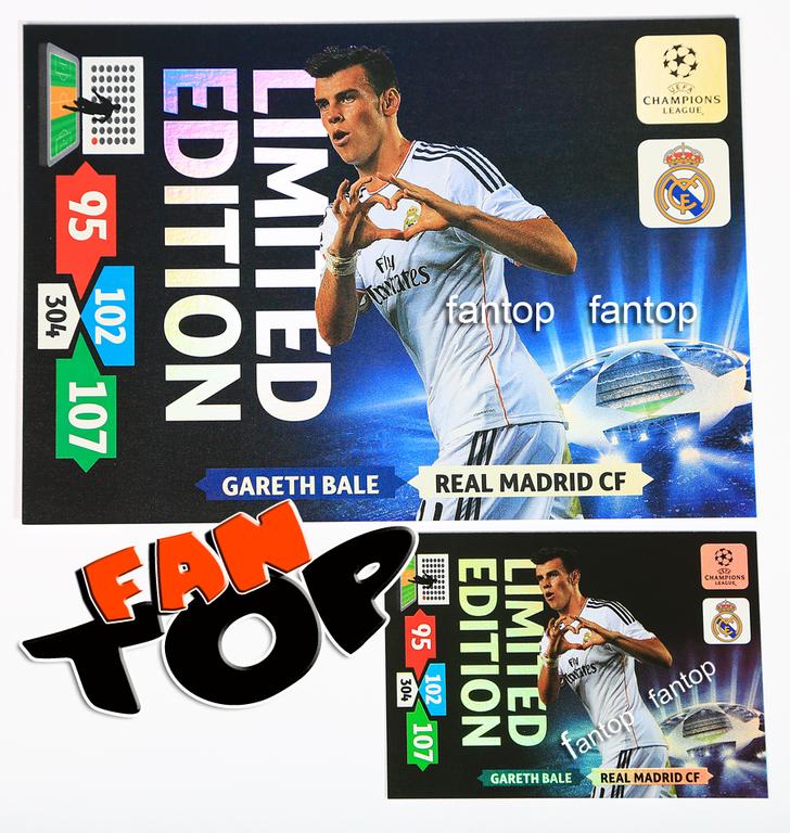 fantop 2 karty Gareth BALE Limited Adrenalyn XXL