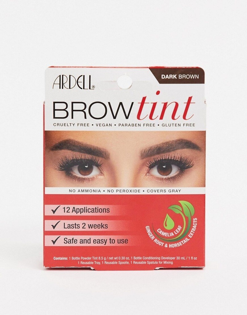 Ardell Zestaw do brwi kolor: Dark Brown