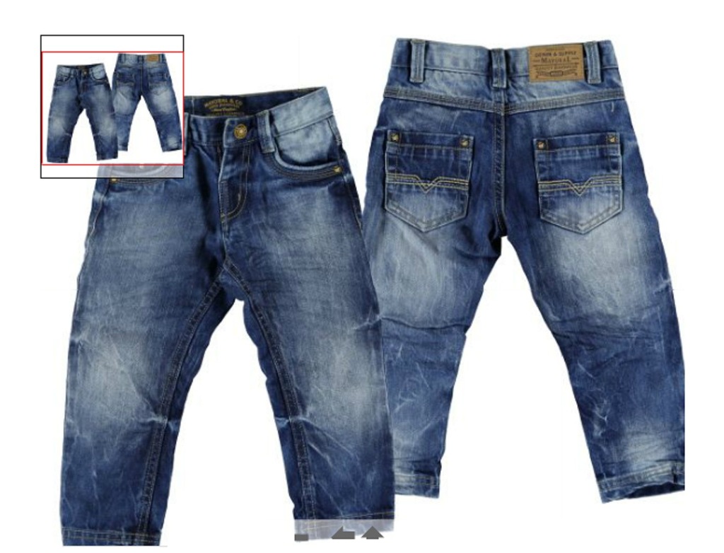 MAYORAL spodnie chłopięce 4530 jeans 110 cm