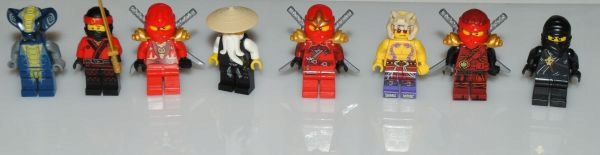 (110) Lego ninjago Figurki 8 sztuk