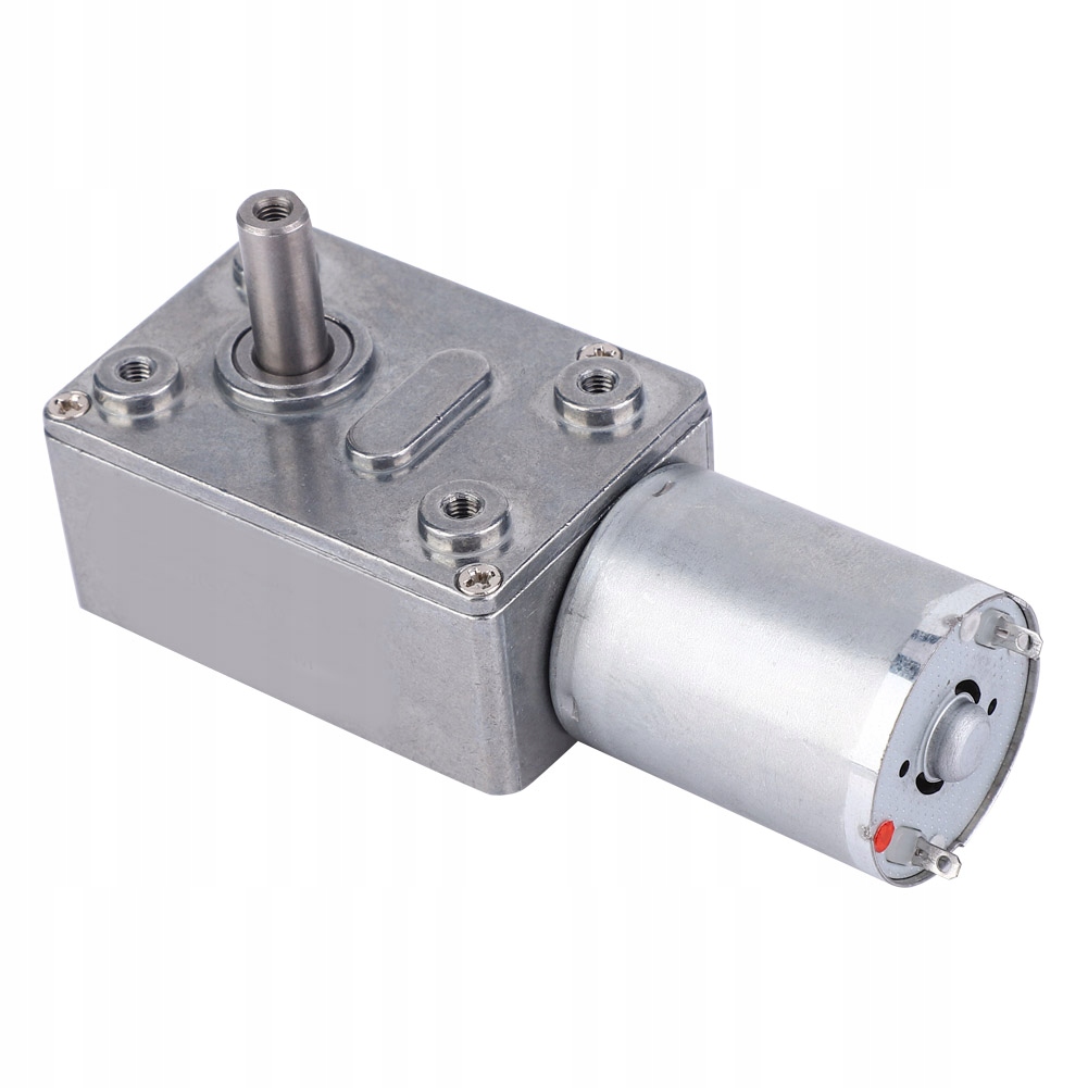SILNIK DC 12V Z PRZEKŁADNIĄ ŚLIMAKOWĄ MOTOREDUKTOR 2RPM
