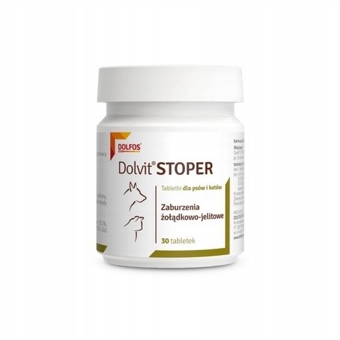 Dolvit Stoper 30 tabl. Biegunka. Pies, kot.