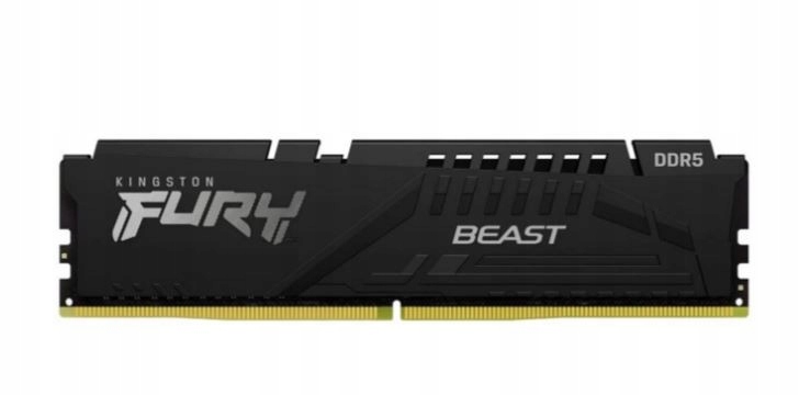 Pamięć DDR5 Fury Beast Black 16GB(1*16GB)/6000