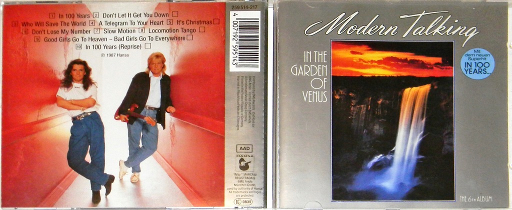 Купить Modern Talking - В саду Венеры, 1987, 1-е изд.: отзывы, фото, характеристики в интерне-магазине Aredi.ru