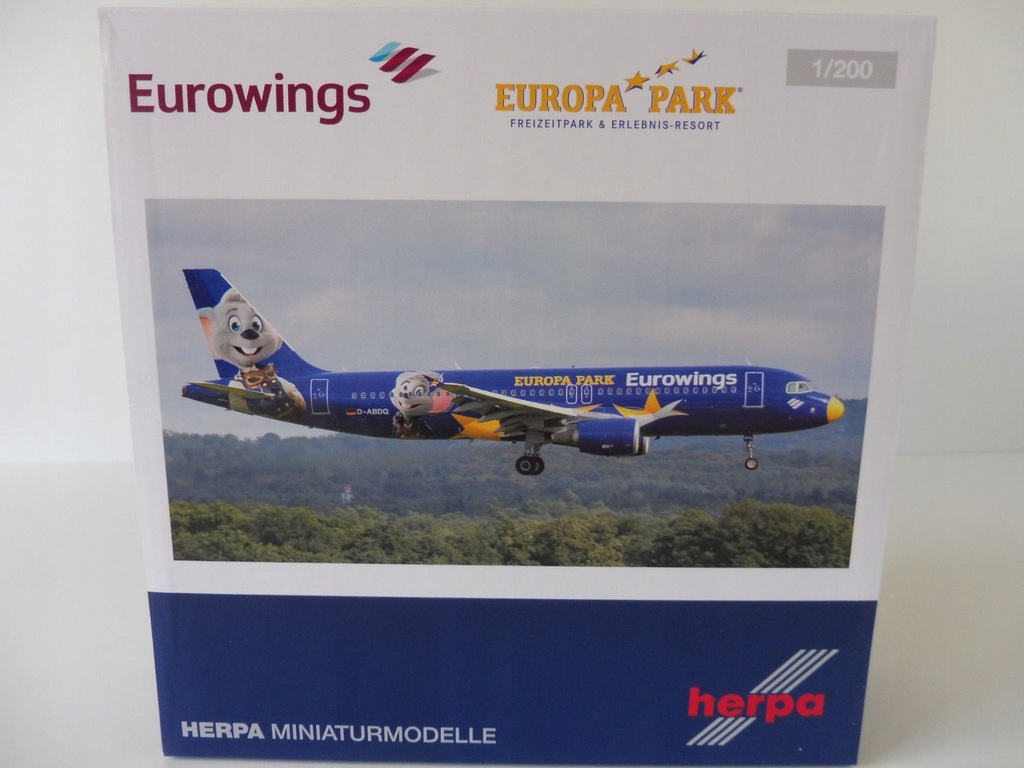 Купить Модель Airbus A320 Eurowings Europa Park 1:200: отзывы, фото, характеристики в интерне-магазине Aredi.ru