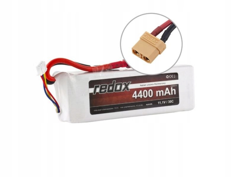 AKUMULATOR REDOX 4400 MAH 11,1V 30C - PAKIET LIPO