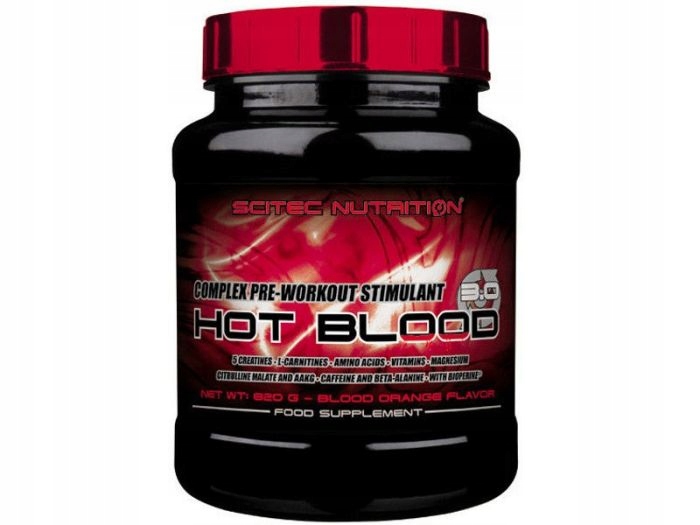 SCITEC HOT BLOOD 3.0 820g MATRIX 5 KREATYN DATA !