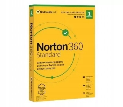 Symantec Norton 360 Standard 1 st. 12 miesięcy BOX