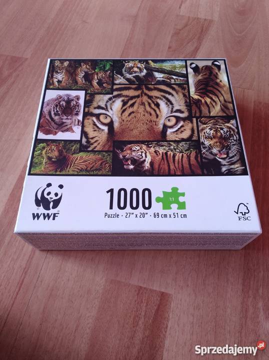 Puzzle WWF "Tygrysy" AUKCJA WOŚP