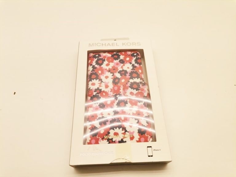 ETUI IPHONE X BEGONIA MICHAEL KORS PUD