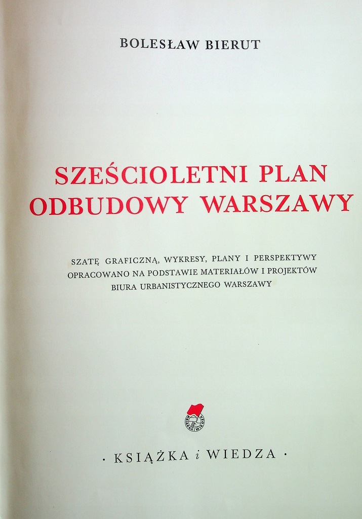 Sześcioletni plan obudowy Warszawy 1950 r