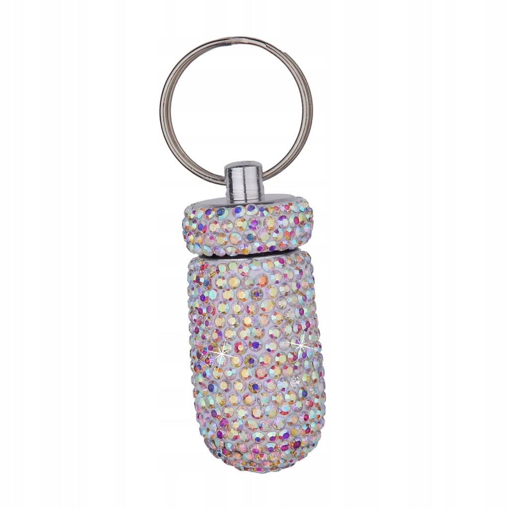 Case Keychain Waterproof Bling Container