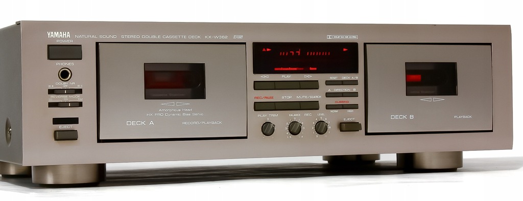 Купить YAMAHA KX-W362 ДВОЙНАЯ КАССЕТНАЯ СТЕРЕОКАМЕРА: отзывы, фото и ...