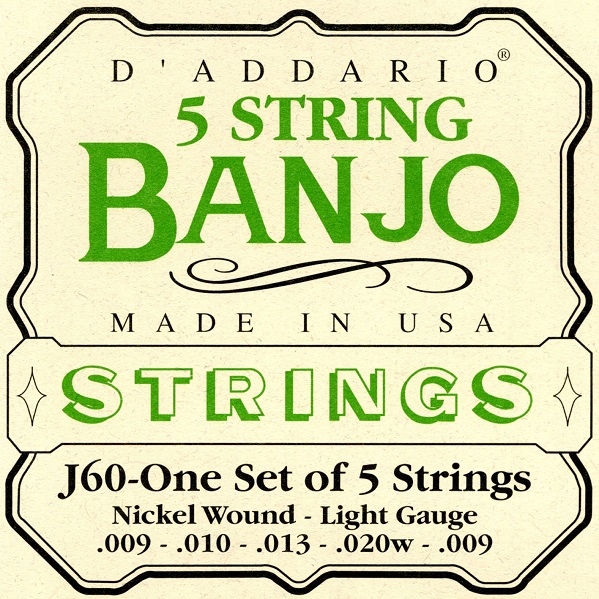 DADDARIO J60 SET STRUNY DO BANJO 5 STRUNOWEGO