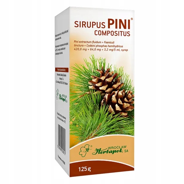 SIRUPUS PINI COMPOSITUS na kaszel 125 g