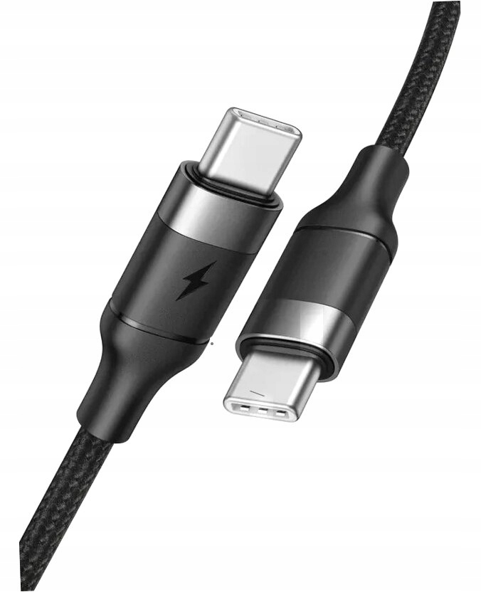 Kabel Typ C do Typ C PD 5A 100W CC02 1,5 m czarny