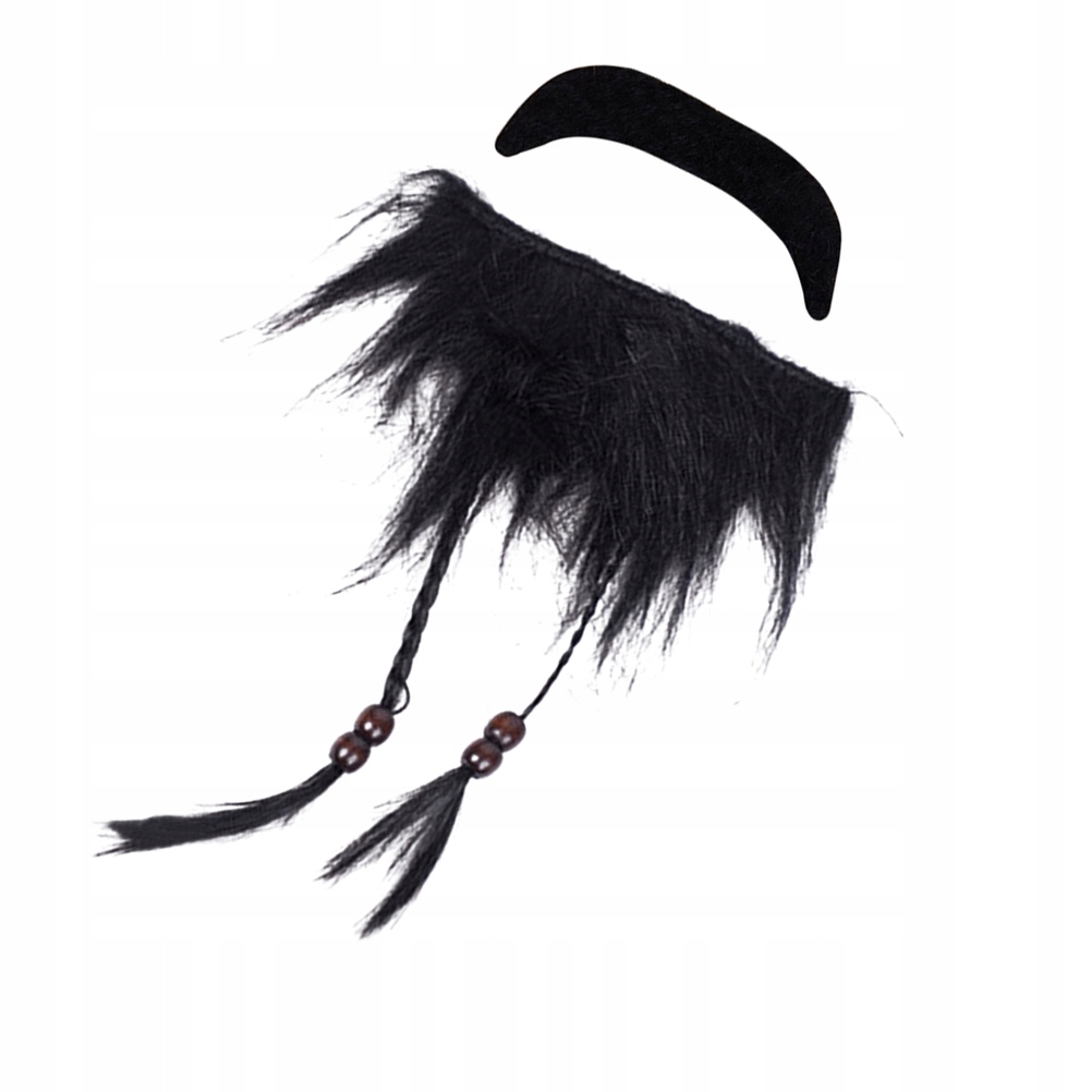 Fake Mustache Beard Barbarian Costume Pirate