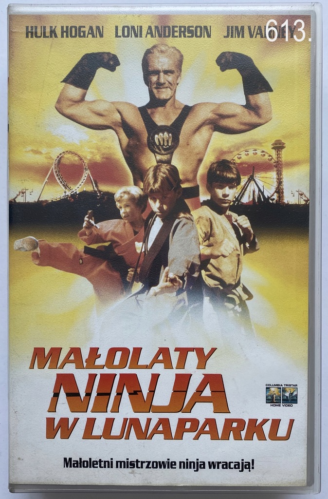 MAŁOLATY NINJA Hulk Hogan VHS wyd. 1998 Orginał