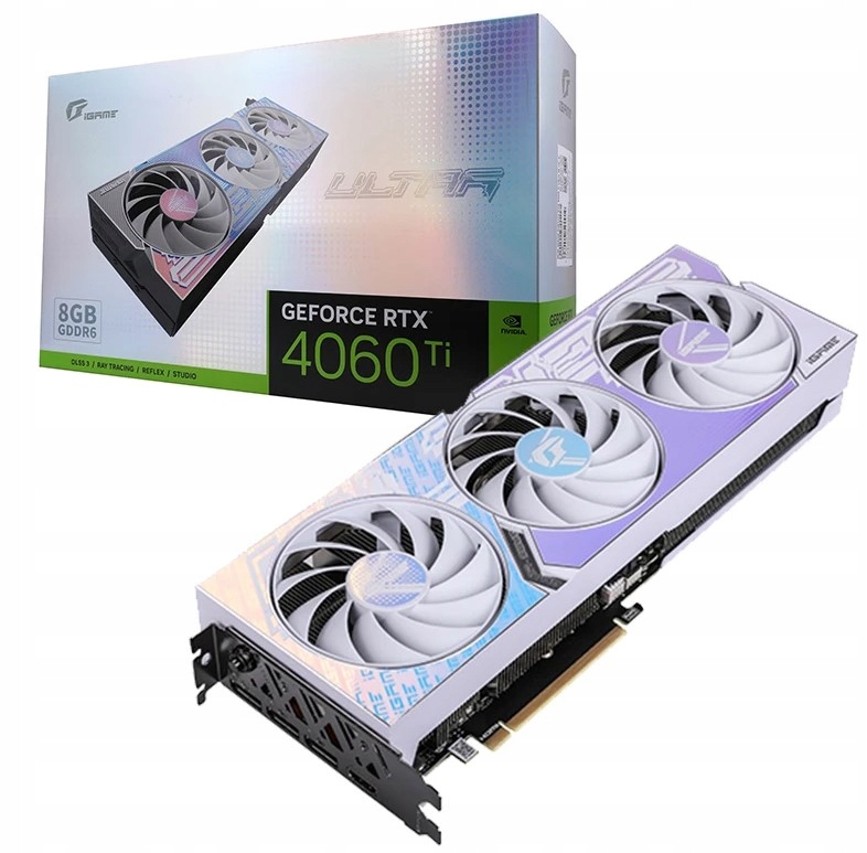 Karta Graficzna COLORFUL iGame RTX 4060 Ti Ultra W OC 8GB