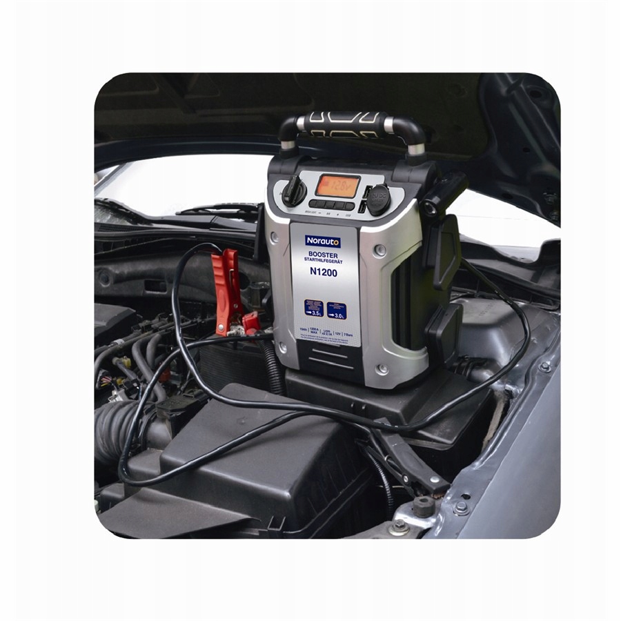 Booster Norauto N1200 19 Ah 12 V Urządzenie rozruchowe Booster Norauto N1200 19Ah - 10151004783 - oficjalne  archiwum Allegro