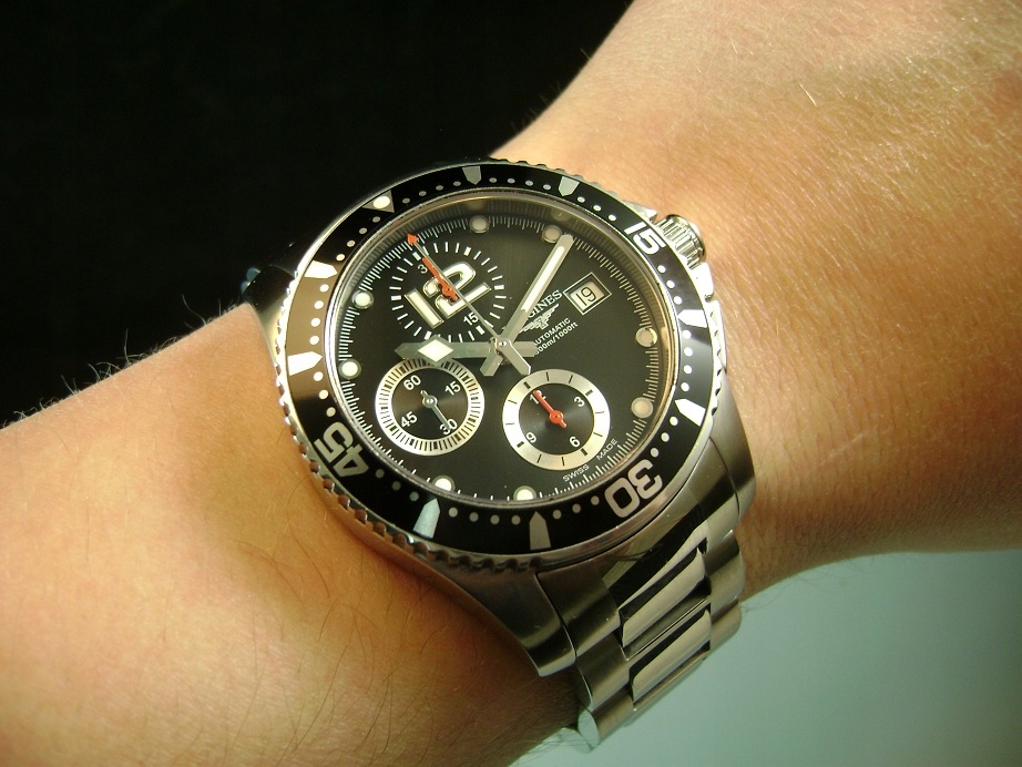 ORYGINALNY MĘSKI LONGINES HYDROCONQUEST CHRONO