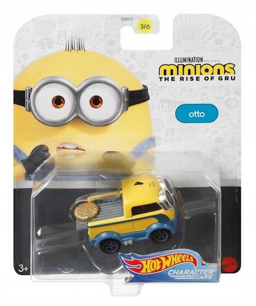 HOT WHEELS 3/6 Minions Otto auto