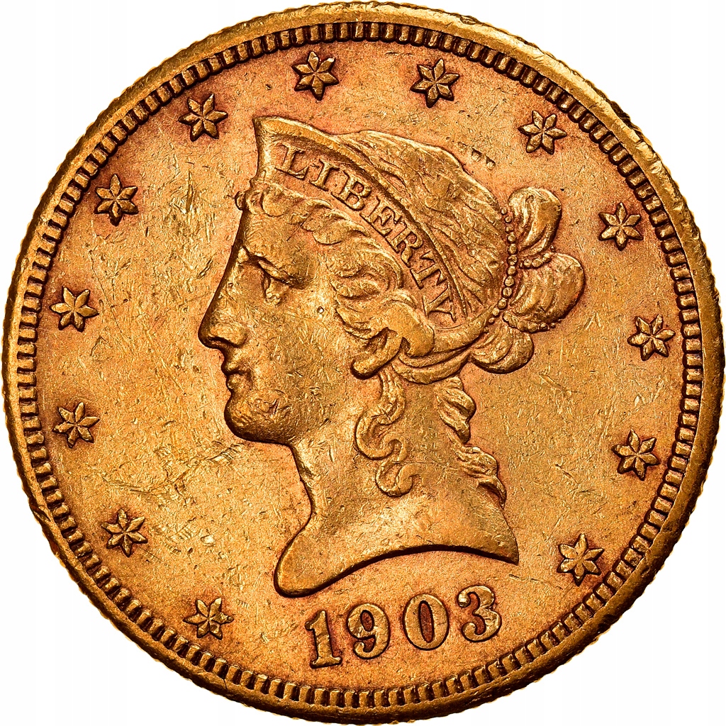 Moneta, USA, Coronet Head, $10, Eagle, 1903, U.S.